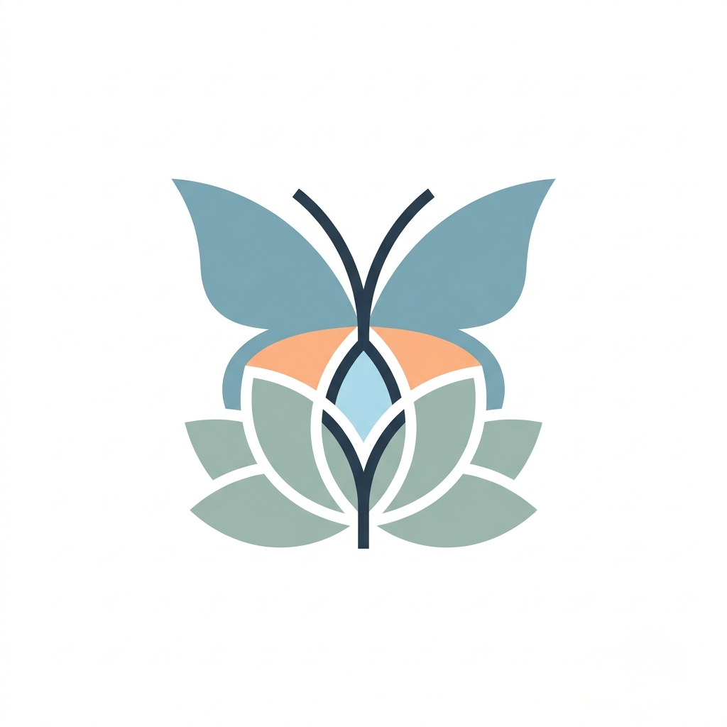A lotus and butterfly together — twin emblems of rebirth